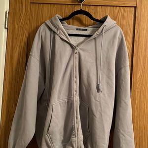 Brandy Melville Oversized Zip Up